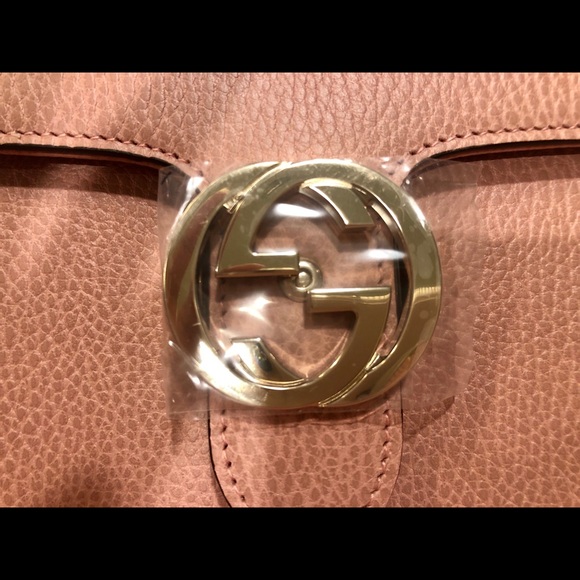 Gucci Dollar Calf Soft Pink Handbag 510304 - Picture 11 of 16